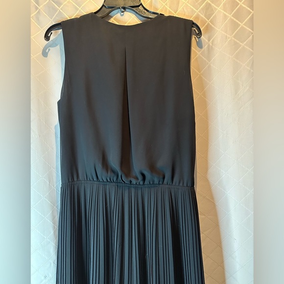 Pretty Knee Length Pleated Bottom Black Ricki’s Tank Dress - Picture 7 of 7